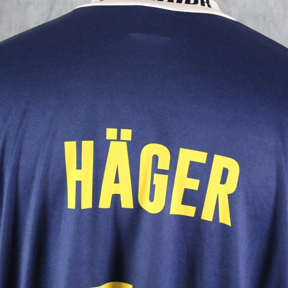 Retro Hockey Shirt - HV71 Soccer Style Jersey by Warrior - Men's 3XL - Picture 7 of 13